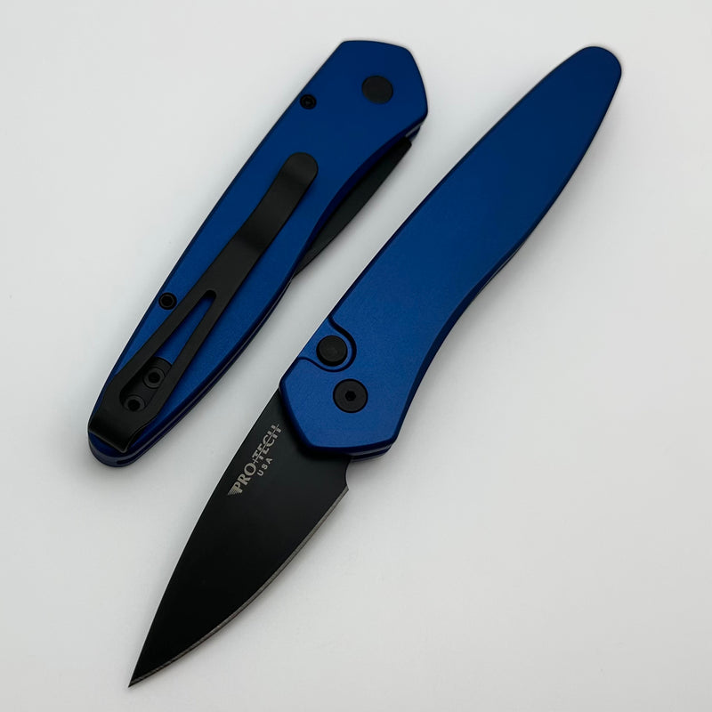 Pro-Tech Half-Breed Blue Handle & Black Blade 3607-Blue