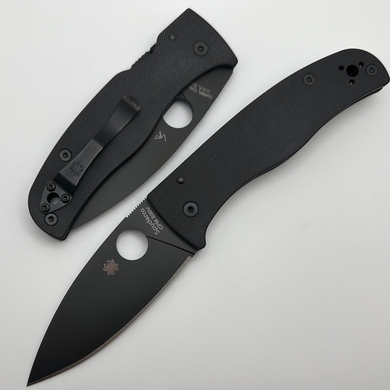 Spyderco Bodacious Black G-10 & DLC CPM-S30V C263GP