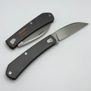 Tactile Knife Co Ranger Slipjoint Titanium Handle w/ Westinghouse Micarta Shield & Wharncliffe MagnaCut