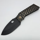 Medford TFF-1 Fat Daddy Black/Bronze Predator Handles w/ DLC S45VN