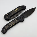 Microtech Knives LUDT Gen III DLC S/E w/ Pro-Tech Composites Carbon Fiber Inlays Signature Series 1135-1DLCTSAE