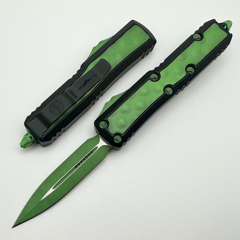 Microtech Daytona Green Mamba D/E Signature Series 126-1BIGMS