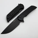 Pro-Tech Mordax Black Gridlock Handle w/ DLC MagnaCut MX106-Gridlock