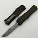 Microtech Knives Hera II Mini Distressed Grenade Green Handle w/ Apocalyptic T/E M390MK 1704M-10DGG-U25