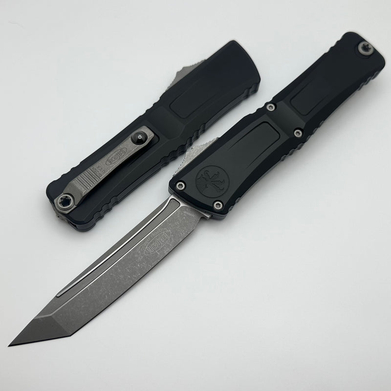 Microtech Knives Combat Troodon Gen III Apocalyptic Tanto w/ Black Handle 1144-10AP