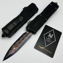 Microtech - Marfione Select Scarab 2 Gen 3 Blued Baker Forge D/E w/ Stingray Inlaid Handle 1280-16MS2