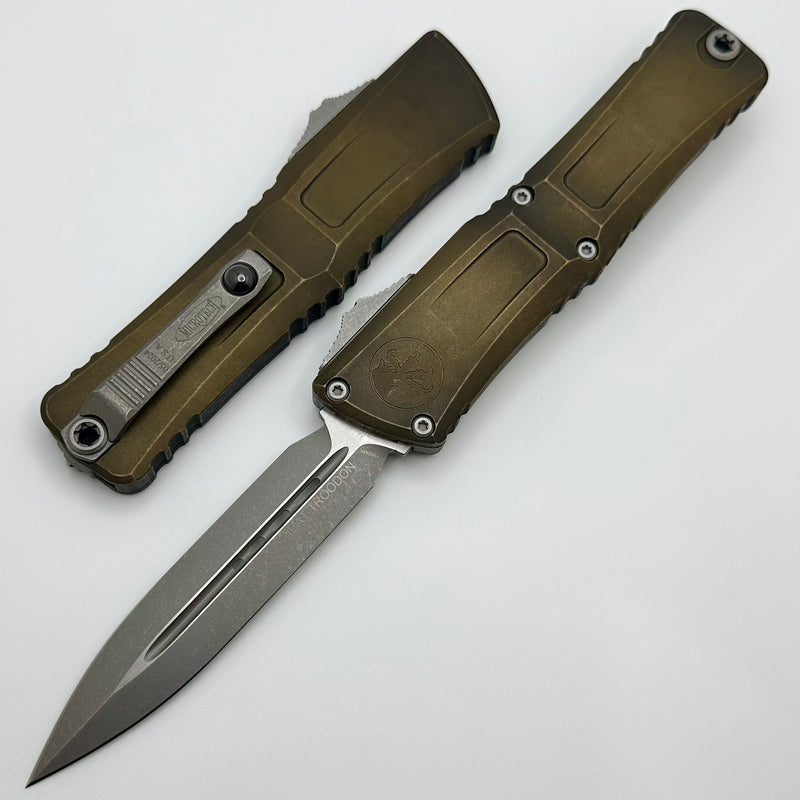 Microtech Knives Combat Troodon Gen III Apocalyptic Tan w/ Apocalyptic D/E 1142-10APTAAP