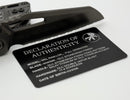 Microtech Marfione Select MSI RAM LOK DLC Frag Titanium Handles w/ DLC Accents & DLC Full Serrated M390MK 210-3DLCTFRMS1