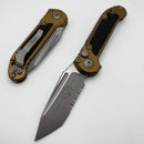 Microtech Knives LUDT Gen III Apocalyptic Partial Serrated Tanto w/ Tan Handle 1136-11APTA