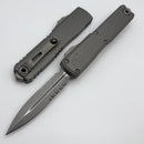 Microtech Ultratech ZBP D/E Partial Serrated Apocalyptic w/ Natural Clear Handle 1122-11APNC