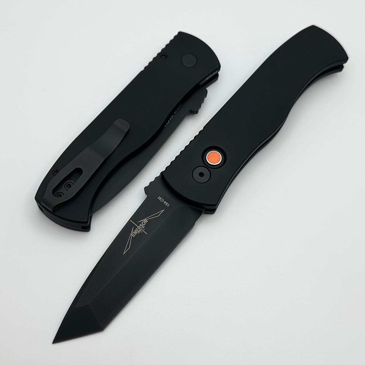 Pro-Tech Emerson CQC7 Auto Black Handle w/ DLC 154-CM 2024 Cancon CQC7