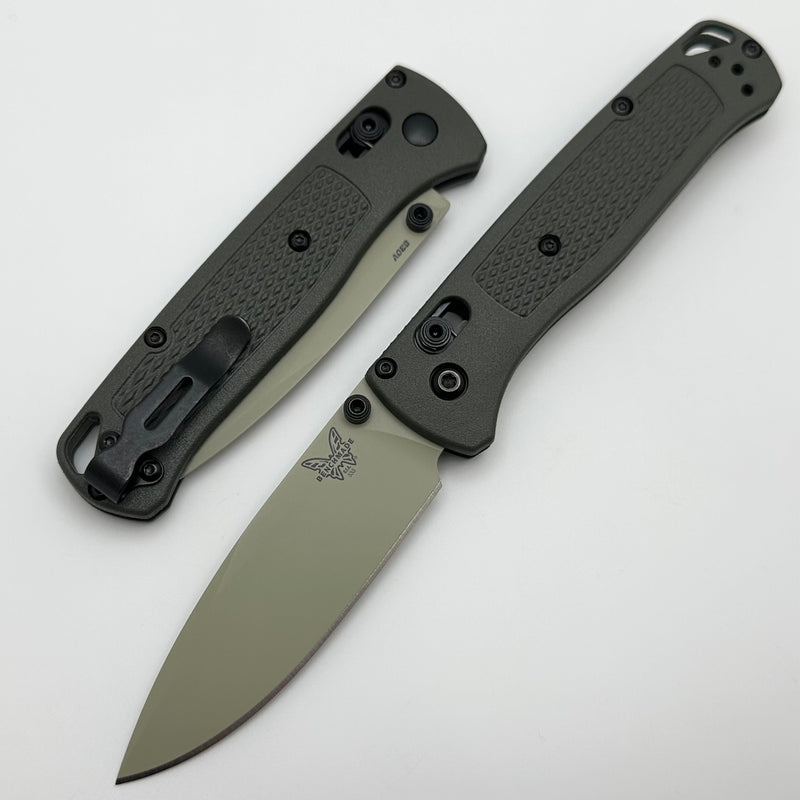 Benchmade Bugout Dark Olive Grivory & Desert Verde Cerakote S30V 535TN-11