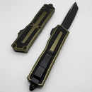 Microtech Scarab 2 Gen 3 Black Spine Fluted Tanto w/ OD Green Handle 1279-1OD