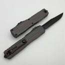 Microtech Ultratech EX - ZBP Interceptor DLC w/ Natural Clear Handle Signature Series 1117EX-1DLCTNCS