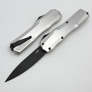 Kershaw Livewire Raw Aluminum Handles & Black Magnacut Spearpoint 9000RAWBLK