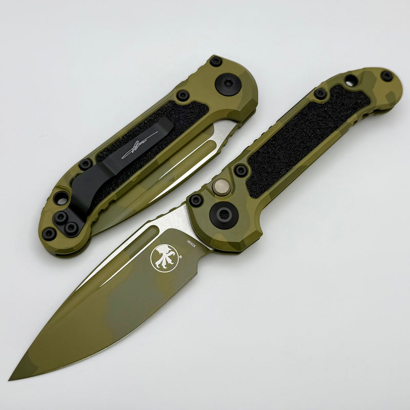Microtech Knives LUDT Gen III Bazooka Camo Drop Point 1135-1BOCS-Z4