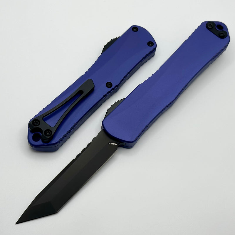 Heretic Knives Manticore E Purple Handle & DLC Tanto MagnaCut H027-6A-PU