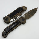 Microtech Knives LUDT Gen III Badlands Camo Drop Point 1135-1BNCS-Z4