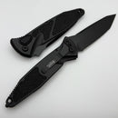 Microtech Socom Elite Blackout Tanto Edge Full Serrated Auto Black Tactical Standard 161A-3T-X4
