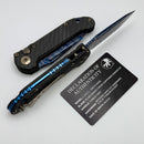 Microtech Marfione Select LUDT Gen III w/ Carbon Fiber Handle & Blued Baker Forge Coppermai Tanto 1136-16MS2