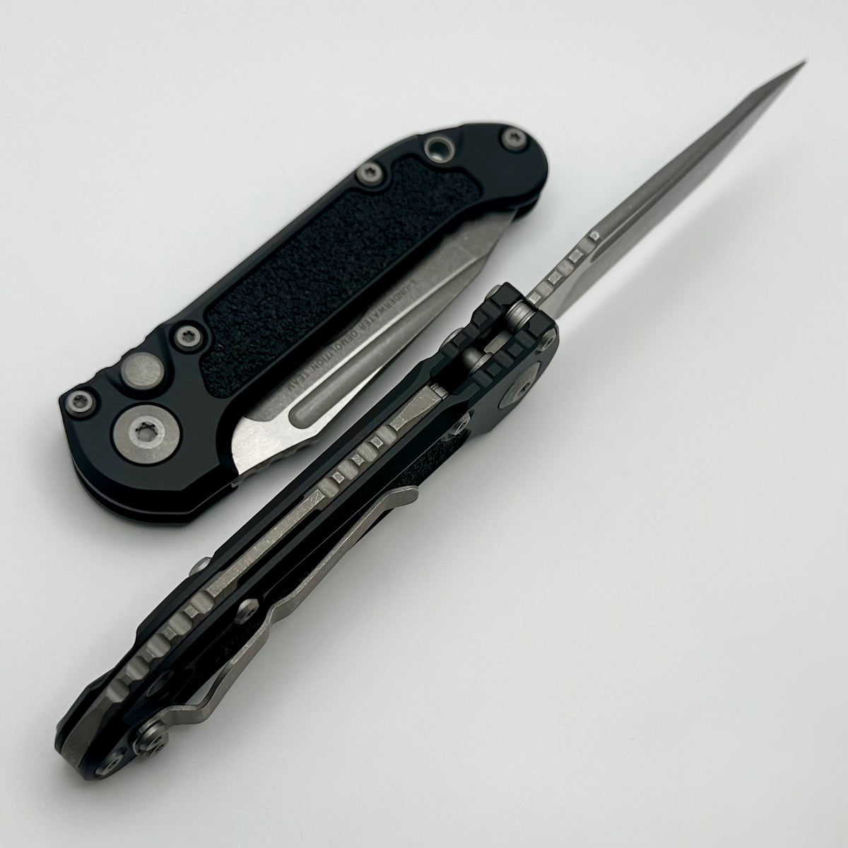 Microtech Knives LUDT Gen III Apocalyptic Partial Serrated Tanto w/ Bl
