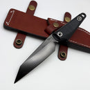 Medford 1881 Knife Works UDT w/ Black G-10 & DLC Chisel 1095 CV Fixed Blade