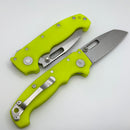 Demko Knives MG AD20 w/ Day glow G10 Handles & CPM-3V Shark Foot
