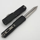Microtech UTX-70 Gen IV w/ Black Handle & Stonewash Spartan M390MK 12494-10