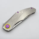 Holt Bladeworks Renegade w/ Blizzard Titanium Handles & Near Mirror M390 141