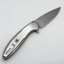 Pro-Tech Cambria Custom Manual 17-4 Steel Handles w/ Abalone Inlay/Button & Compound 154CM 2025 Custom 011