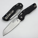 Microtech Knives MSI RAM LOK Black Polymer Injection Molded w/ Blue Back Strap & M390MK 210T-10PMBK-A1