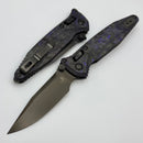 Marfione Select Microtech Socom Delta Ram-Lok Purple Haze Carbon Fiber Handles & DLC M390MK NCB Exclusive 159RL-1DLCTMS1