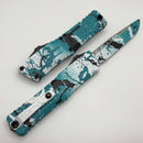 Microtech Knives Combat Troodon Gen III S/E Turquoise/White-Black Splatter Signature Series 1143-1TQWHBKSPLS