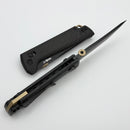 North Mountain Blade Chop2 w/ Carbon Fiber Handles & Black D2