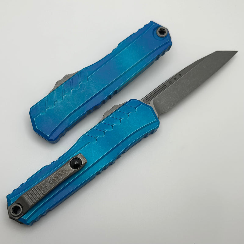 Microtech Cypher II S/E Apocalyptic Marbled Blue 1241-10MBL