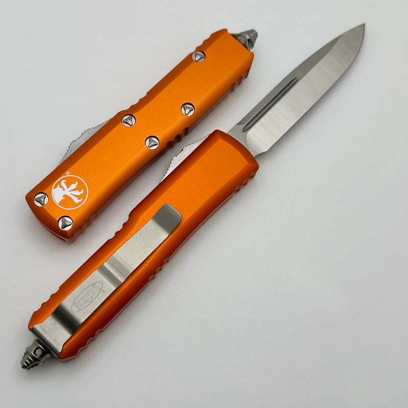 Microtech UTX-85 S/E Satin Standard & Orange 231-4OR