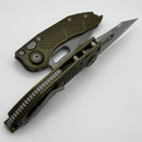 Microtech Borka Stitch Auto w/ OD Green Handles & Apocalyptic M390 169-10APOD