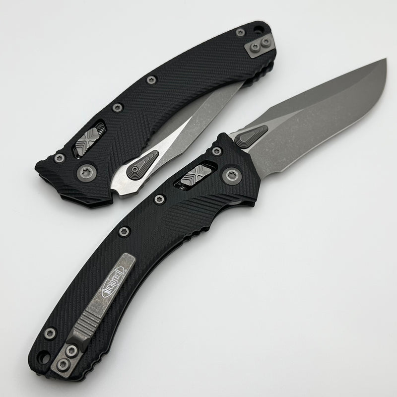 Microtech Amphibian RAM LOK 30th Anniversary Black Fluted G-10 & Apocalyptic M390MK 137RL-10APFLGTBK30