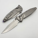 Marfione Select Microtech Socom Delta Ram-Lok w/ Titanium Handles & Purple Accents & Spear Point Stonewash M390MK 159RL-10SMS4
