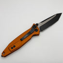 Microtech Socom Elite Tanto Edge Partial Serrated Manual Orange Tangerine Standard 161-2OT