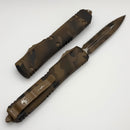 Microtech Ultratech Double Edge Full Serrated Coyote Camo 122-3CCS