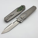 Remette RT Swordfish Titanium Handle w/ Carbon Fiber Inlay & Tanto M390 Manual OTF ZL101B2