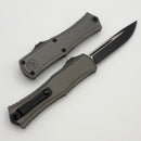 Microtech Knives Mini Hera Black Tactical S/E M390MK w/ Natural Clear Handle 1703M-1NC
