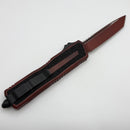 Microtech Scarab 2 Gen 3 Weathered Red Spine Fluted Tanto 1279-1WCM