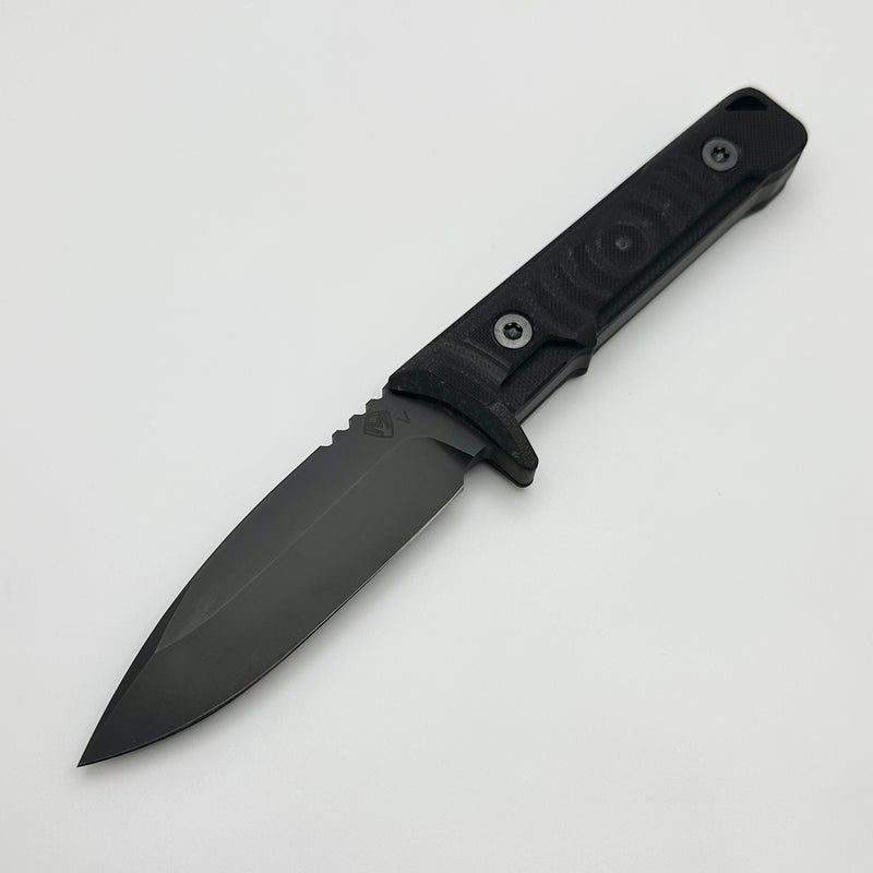 Medford Mizuchi Black G-10 & DLC 20CV Fixed Blade