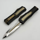 Marfione Custom Atreus w/ Mirror Polish D/E M390MK & Black Aluminum Handle w/ Carbon Fiber & Bronze Titanium Accents