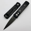 Pro-Tech Godson Dark Matter Carbon Fiber Inlaid Handles & Black 154-CM Blade 7FC32