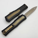 Marfione Custom Atreus Black Aluminum Handle w/ Carbon Fiber & Bronze Titanium Inlays & D/E Diamondwash