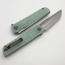 North Mountain Blade Kick Stop Chop Plus w/ Jade G-10 Handles & SLD Magic Steel 2411-JD