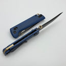 North Mountain Blade Chop2 w/ Blue G-10 Handles & Black D2